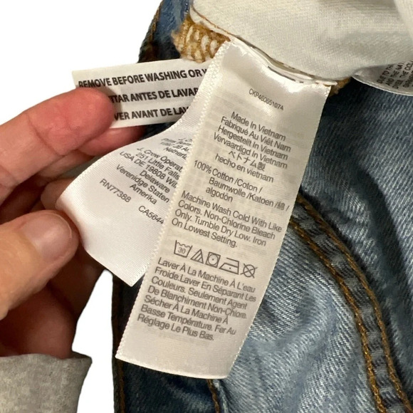 Madewell Rigid Denim Aline Mini Skirt - Picture 8 of 9